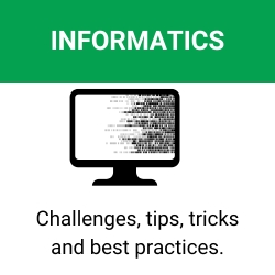 Access informatics resources. Educational resources for bioinformatic challenges, tips, tricks, and best practices.